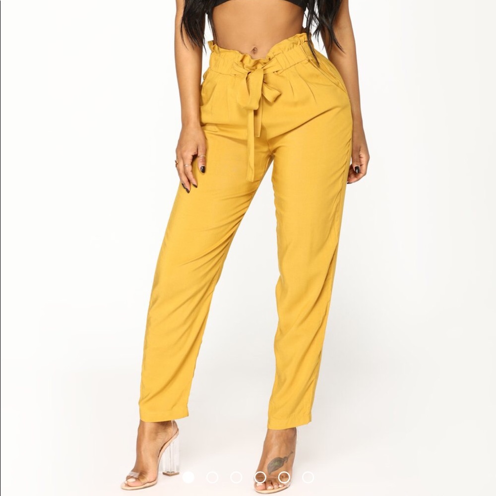 🔥NWOT fashion nova paperbag waist pants🔥